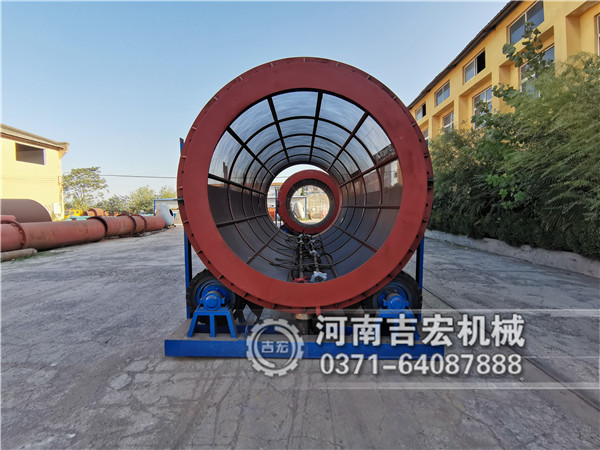 無軸滾筒篩石機篩沙機工作原理及性能優勢簡介