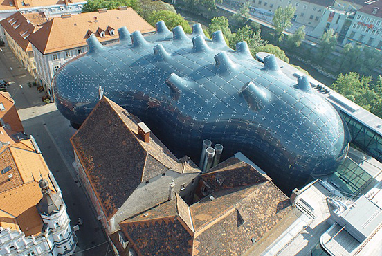 未來主義風格的建筑—格拉茨美術館(Kunsthaus Graz)裝修設計